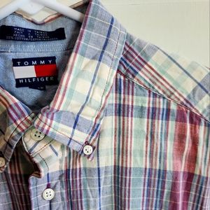 Vintage Tommy Hilfiger short sleeve button down‎